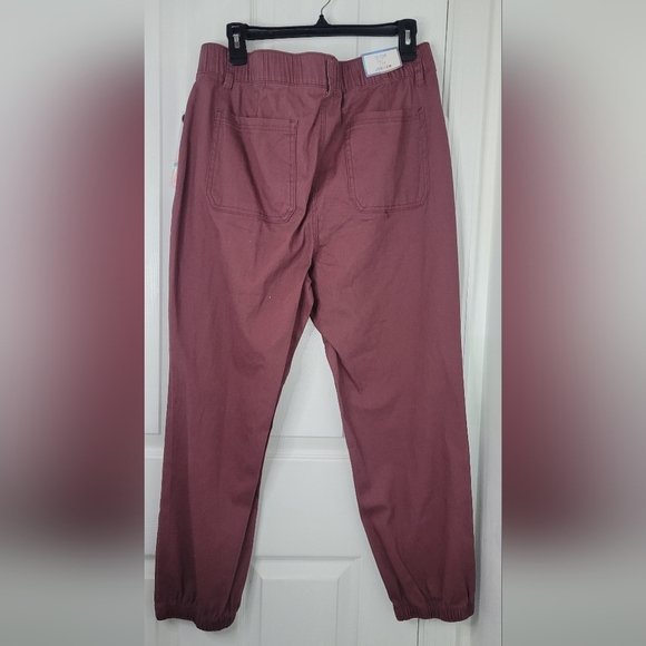 Tinseltown Utility Joggers Pants with Relaxed Fit Juniors size 15 Raspberry - Picture 4 of 5